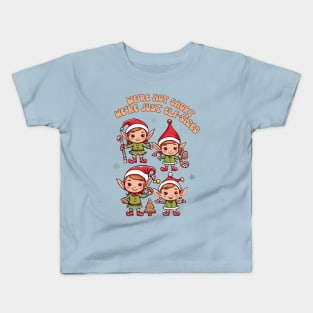 Cute little Christmas elves Kids T-Shirt